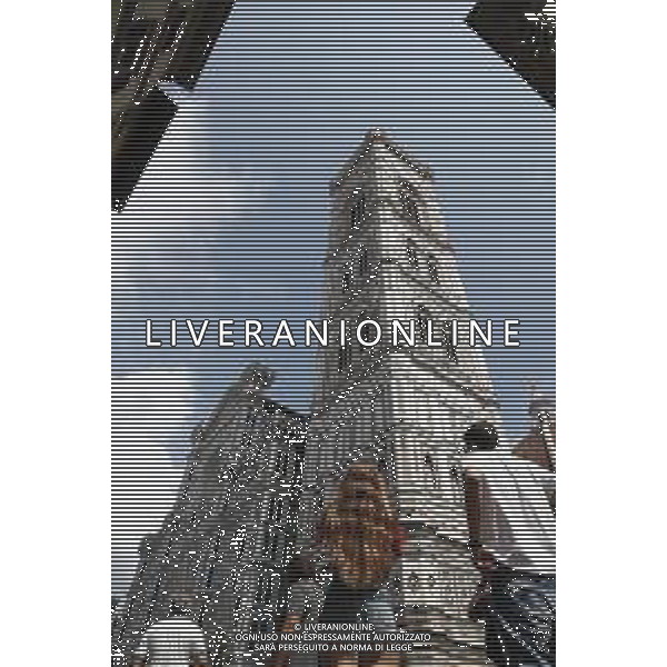 FIRENZE CITTA\' D\'ARTE RINASCIMENTALE 28/08/2019 nella foto: campanile di giotto ©Claudio Zamagni/Agenzia Aldo Liverani Bell tower by giotto in Florence Renaissance City photo credit by Claudio Zamagni/Aldo Liverani Photo Agency