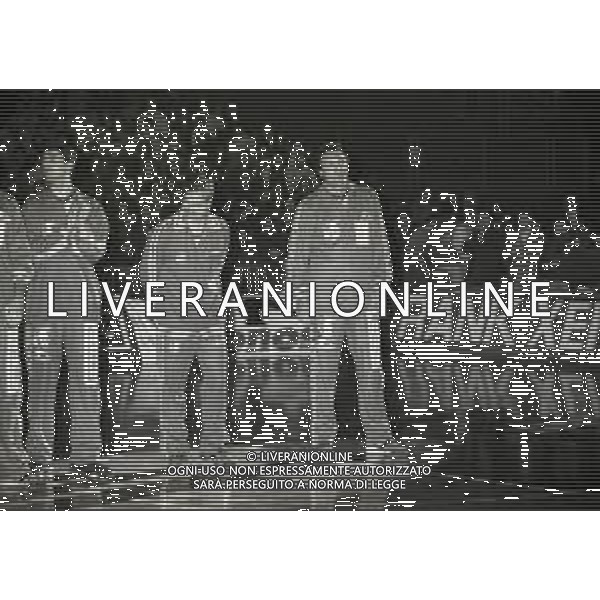 1994-1995 MILANO- ADDIO AL BASKET DI DINO MENEGHIN E MIKE D\'ANTONI NELLA FOTO DINO MENEGHIN E MIKE D\'ANTONI AG ALDO LIVERANI SAS