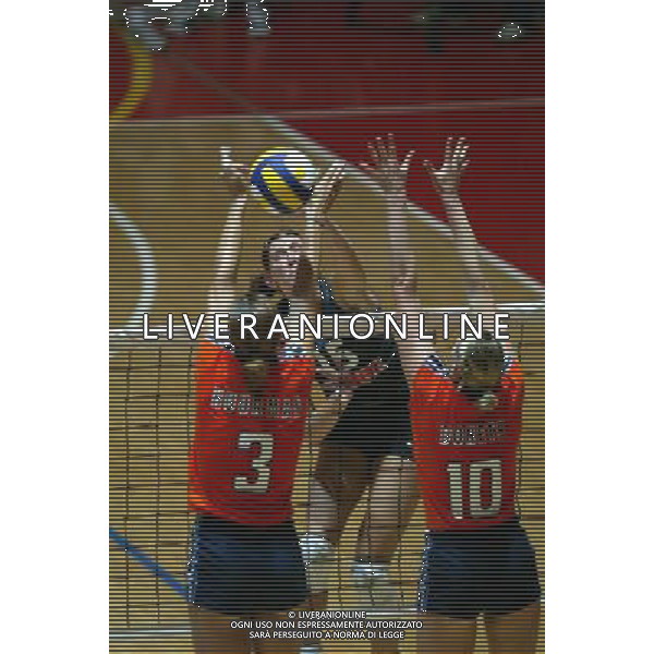 NAZIONALE ITALIANA VOLLEY FEMMINILE LUGLIO 2003 nella foto Borrelli Valentina* foto fabrizio terruso/Agenzia Aldo Liverani