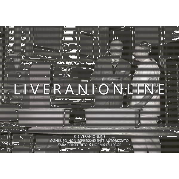 1964 NEW YORK RETROSPETTIVA GIOVANNI BUITONI INDUSTRIALE DELLA PASTA NELLA FOTO GIOVANNI BUITONI NEL SUO STABILIMENTO A NEW YORK AG ALDO LIVERANI SAS