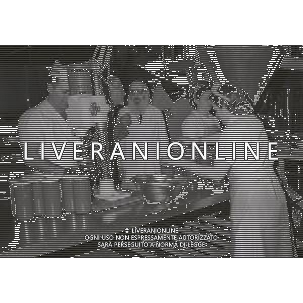 1964 NEW YORK RETROSPETTIVA GIOVANNI BUITONI INDUSTRIALE DELLA PASTA NELLA FOTO GIOVANNI BUITONI NEL SUO STABILIMENTO A NEW YORK AG ALDO LIVERANI SAS