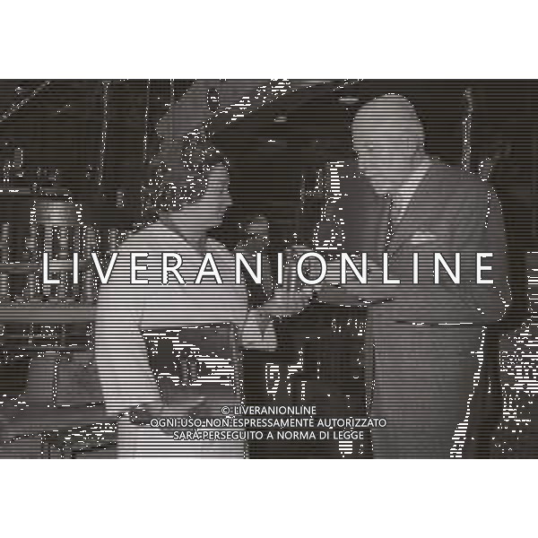 1964 NEW YORK RETROSPETTIVA GIOVANNI BUITONI INDUSTRIALE DELLA PASTA NELLA FOTO GIOVANNI BUITONI NEL SUO STABILIMENTO A NEW YORK AG ALDO LIVERANI SAS