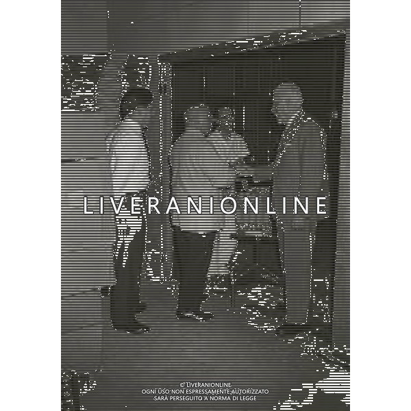 1964 NEW YORK RETROSPETTIVA GIOVANNI BUITONI INDUSTRIALE DELLA PASTA NELLA FOTO GIOVANNI BUITONI NEL SUO STABILIMENTO A NEW YORK AG ALDO LIVERANI SAS