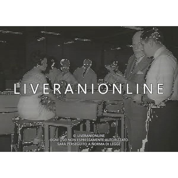 1964 NEW YORK RETROSPETTIVA GIOVANNI BUITONI INDUSTRIALE DELLA PASTA NELLA FOTO GIOVANNI BUITONI NEL SUO STABILIMENTO A NEW YORK AG ALDO LIVERANI SAS