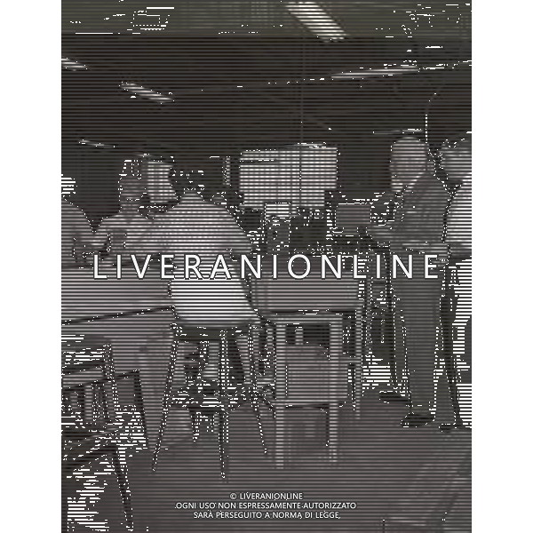 1964 NEW YORK RETROSPETTIVA GIOVANNI BUITONI INDUSTRIALE DELLA PASTA NELLA FOTO GIOVANNI BUITONI NEL SUO STABILIMENTO A NEW YORK AG ALDO LIVERANI SAS