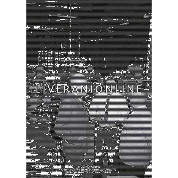 1964 NEW YORK RETROSPETTIVA GIOVANNI BUITONI INDUSTRIALE DELLA PASTA NELLA FOTO GIOVANNI BUITONI NEL SUO STABILIMENTO A NEW YORK AG ALDO LIVERANI SAS