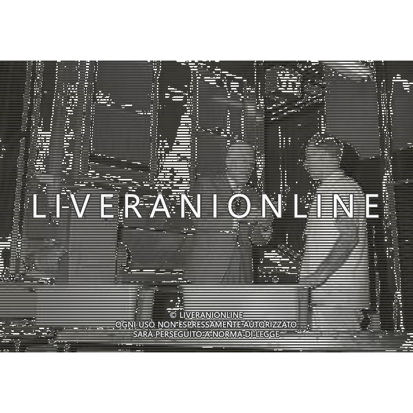 1964 NEW YORK RETROSPETTIVA GIOVANNI BUITONI INDUSTRIALE DELLA PASTA NELLA FOTO GIOVANNI BUITONI NEL SUO STABILIMENTO A NEW YORK AG ALDO LIVERANI SAS