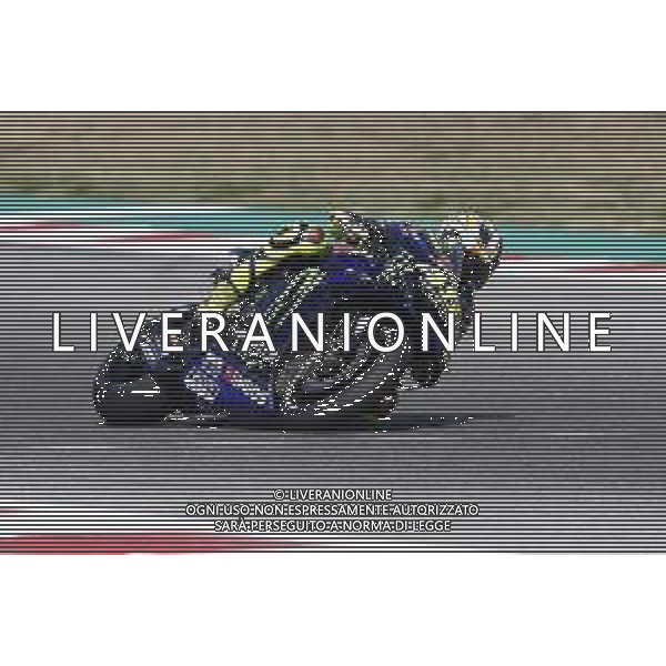 MISANO 29/08/2019 - MOTOGP Test Ufficiali al Misano world Circuit Marco Simoncelli. nella foto: Valentino Rossi (MONSTER ENERGY YAMAHA MotoGP) ©Claudio Zamagni/Agenzia Aldo Liverani Valentino Rossi (MONSTER ENERGY YAMAHA MotoGP) during MotoGP Official Test at Misano World Circuit Marco Simoncelli photo credit by Claudio Zamagni/Aldo Liverani Photo Agency