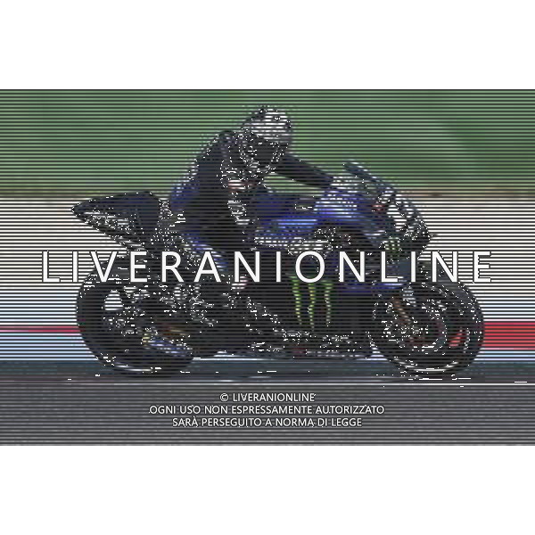 MISANO 29/08/2019 - MOTOGP Test Ufficiali al Misano world Circuit Marco Simoncelli. nella foto: Maverick Vinales (MONSTER ENERGY YAMAHA MotoGP) ©Claudio Zamagni/Agenzia Aldo Liverani Maverick Vinales (MONSTER ENERGY YAMAHA MotoGP) during MotoGP Official Test at Misano World Circuit Marco Simoncelli photo credit by Claudio Zamagni/Aldo Liverani Photo Agency