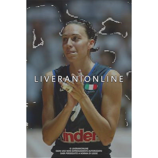 NAZIONALE ITALIANA VOLLEY FEMMINILE LUGLIO 2003 nella foto Centoni Nadia* foto fabrizio terruso/Agenzia Aldo Liverani