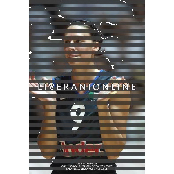 NAZIONALE ITALIANA VOLLEY FEMMINILE LUGLIO 2003 nella foto Centoni Nadia* foto fabrizio terruso/Agenzia Aldo Liverani