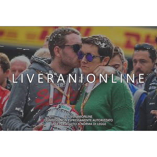 F1, F2, and F3 pay their respects to Anthoine Hubert with his family. 01.09.2019. Formula 1 World Championship, Rd 13, Belgian Grand Prix, Spa Francorchamps, Belgium, Race Day. - Tributo ad Anthoine Hubert, pilota automobilistico francese di Formula 2, morto dopo un incidente a Spa in Belgio il 31.08.2019 - /AGENZIA ALDO LIVERANI SAS - ITALY ONLY EDITORIAL USE ONLY