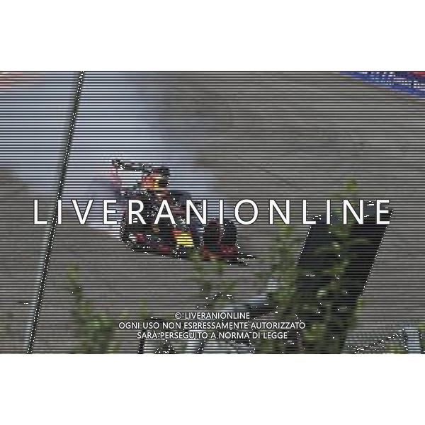 Max Verstappen (NLD) Red Bull Racing RB15 crashed out at the start of the race. 01.09.2019. Formula 1 World Championship, Rd 13, Belgian Grand Prix, Spa Francorchamps, Belgium, Race Day. /AGENZIA ALDO LIVERANI SAS - ITALY ONLY EDITORIAL USE ONLY - GP F1 BELGIO GARA SPA 01.09.2019