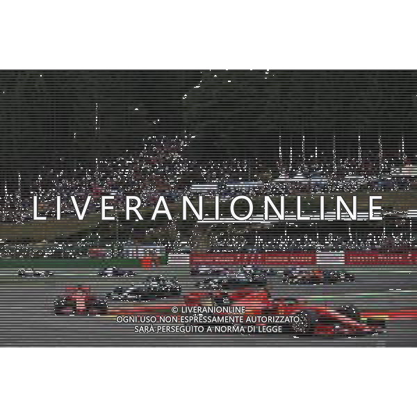 Charles Leclerc (MON) Ferrari SF90. 01.09.2019. Formula 1 World Championship, Rd 13, Belgian Grand Prix, Spa Francorchamps, Belgium, Race Day. /AGENZIA ALDO LIVERANI SAS - ITALY ONLY EDITORIAL USE ONLY - GP F1 BELGIO GARA SPA 01.09.2019