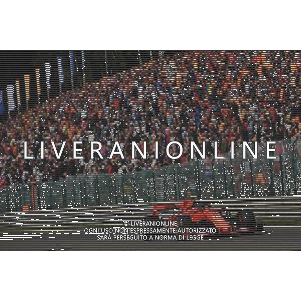 Charles Leclerc (MON) Ferrari SF90. 01.09.2019. Formula 1 World Championship, Rd 13, Belgian Grand Prix, Spa Francorchamps, Belgium, Race Day. /AGENZIA ALDO LIVERANI SAS - ITALY ONLY EDITORIAL USE ONLY - GP F1 BELGIO GARA SPA 01.09.2019