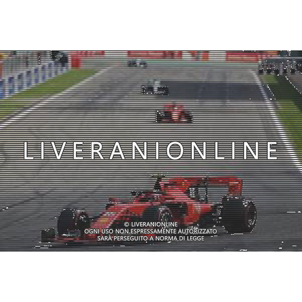 Charles Leclerc (MON) Ferrari SF90. 01.09.2019. Formula 1 World Championship, Rd 13, Belgian Grand Prix, Spa Francorchamps, Belgium, Race Day. /AGENZIA ALDO LIVERANI SAS - ITALY ONLY EDITORIAL USE ONLY - GP F1 BELGIO GARA SPA 01.09.2019