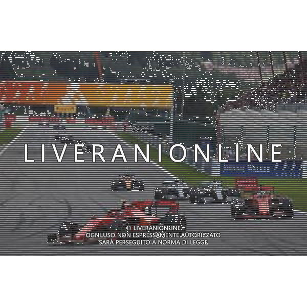Charles Leclerc (MON) Ferrari SF90. 01.09.2019. Formula 1 World Championship, Rd 13, Belgian Grand Prix, Spa Francorchamps, Belgium, Race Day. /AGENZIA ALDO LIVERANI SAS - ITALY ONLY EDITORIAL USE ONLY - GP F1 BELGIO GARA SPA 01.09.2019