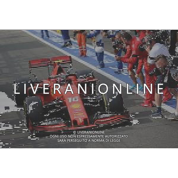 1st place Charles Leclerc (MON) Ferrari SF90. 01.09.2019. Formula 1 World Championship, Rd 13, Belgian Grand Prix, Spa Francorchamps, Belgium, Race Day. /AGENZIA ALDO LIVERANI SAS - ITALY ONLY EDITORIAL USE ONLY - GP F1 BELGIO GARA SPA 01.09.2019
