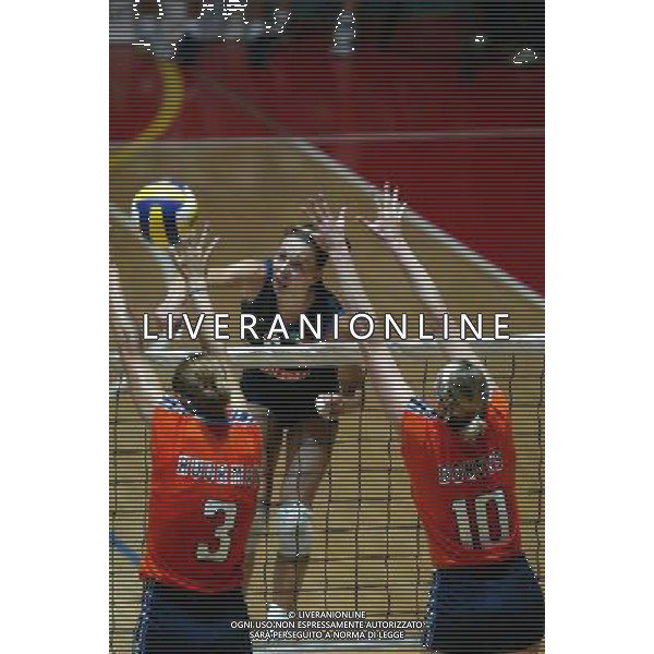 NAZIONALE ITALIANA VOLLEY FEMMINILE LUGLIO 2003 nella foto Centoni Nadia* foto fabrizio terruso/Agenzia Aldo Liverani