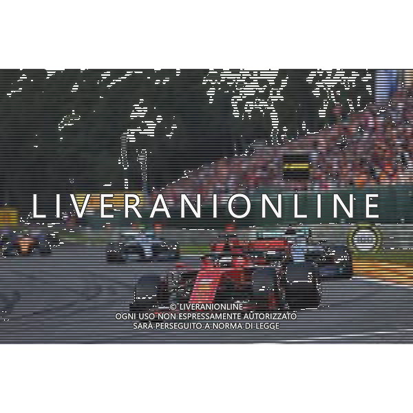 Sebastian Vettel (GER) Ferrari SF90. 01.09.2019. Formula 1 World Championship, Rd 13, Belgian Grand Prix, Spa Francorchamps, Belgium, Race Day. AG ALDO LIVERANI SAS-ONLY ITALY