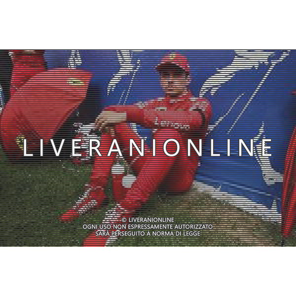Charles Leclerc (MON) Ferrari on the grid. 01.09.2019. Formula 1 World Championship, Rd 13, Belgian Grand Prix, Spa Francorchamps, Belgium, Race Day. AG ALDO LIVERANI SAS-ONLY ITALY