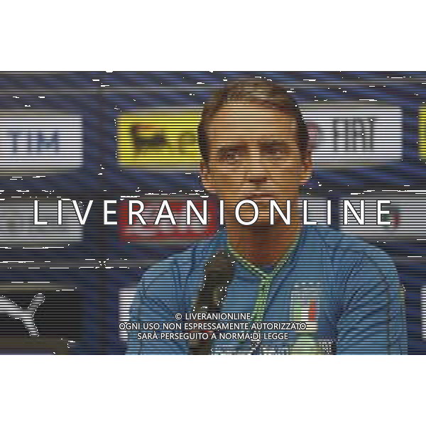 BOLOGNA 02/09/2019 Raduno e Allenamento della Nazionale di Calcio prima delle partite di qualificazione per gli europei 2020 contro Armenia e Finlandia - nella foto: Mister Roberto Mancini ©Claudio Zamagni/Agenzia Aldo Liverani s.a.s. Mister Roberto Mancini during the training before matches of European Qualifiers Euro 2020 between Italy Armenya - Italy and Finland - Italy photo credit by Claudio Zamagni/Agenzia Aldo Liverani s.a.s.