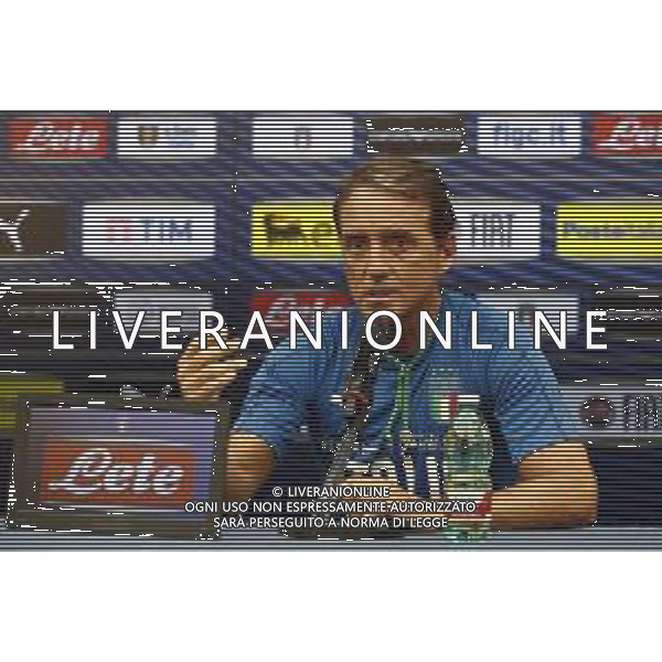 BOLOGNA 02/09/2019 Raduno e Allenamento della Nazionale di Calcio prima delle partite di qualificazione per gli europei 2020 contro Armenia e Finlandia - nella foto: Mister Roberto Mancini ©Claudio Zamagni/Agenzia Aldo Liverani s.a.s. Mister Roberto Mancini during the training before matches of European Qualifiers Euro 2020 between Italy Armenya - Italy and Finland - Italy photo credit by Claudio Zamagni/Agenzia Aldo Liverani s.a.s.