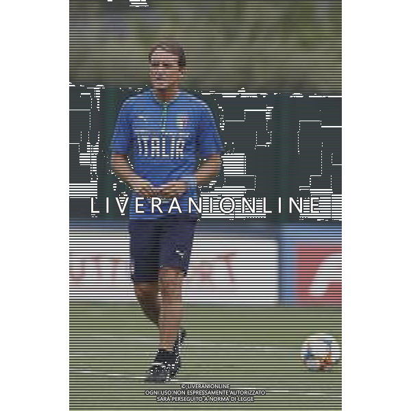 BOLOGNA 02/09/2019 Raduno e Allenamento della Nazionale Italiana di Calcio prima delle partite di qualificazione per gli europei 2020 contro Armenia e Finlandia - nella foto: Mister Roberto Mancini ©Claudio Zamagni/Agenzia Aldo Liverani s.a.s. Mister Roberto Mancini during the training before matches of European Qualifiers Euro 2020 between Italy Armenya - Italy and Finland - Italy photo credit by Claudio Zamagni/Agenzia Aldo Liverani s.a.s. / AGENZIA ALDO LIVERANI SAS