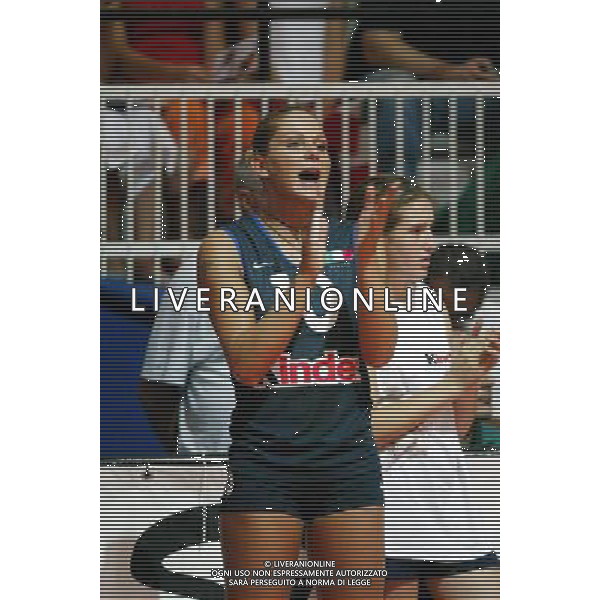 NAZIONALE ITALIANA VOLLEY FEMMINILE LUGLIO 2003 nella foto Gioli Simona* foto fabrizio terruso/Agenzia Aldo Liverani