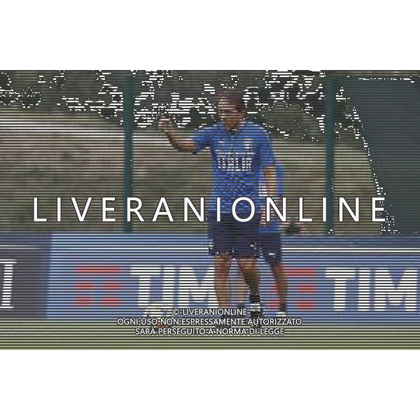 BOLOGNA 02/09/2019 Raduno e Allenamento della Nazionale Italiana di Calcio prima delle partite di qualificazione per gli europei 2020 contro Armenia e Finlandia - nella foto: mister roberto mancini ©Claudio Zamagni/Agenzia Aldo Liverani s.a.s. mister roberto mancini during the training before matches of European Qualifiers Euro 2020 between Italy Armenya - Italy and Finland - Italy photo credit by Claudio Zamagni/Agenzia Aldo Liverani s.a.s. / AGENZIA ALDO LIVERANI SAS
