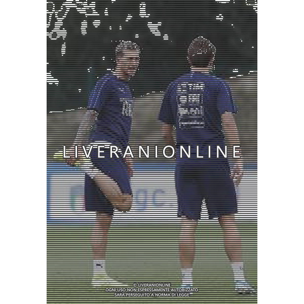 BOLOGNA 02/09/2019 Raduno e Allenamento della Nazionale di Calcio prima delle partite di qualificazione per gli europei 2020 contro Armenia e Finlandia - nella foto: federico bernardeschi (juventus) e federico chiesa(fiorentina) ©Claudio Zamagni/Agenzia Aldo Liverani s.a.s. federico bernardeschi (juventus) e federico chiesa(fiorentina) during the training before matches of European Qualifiers Euro 2020 between Italy Armenya - Italy and Finland - Italy photo credit by Claudio Zamagni/Agenzia Aldo Liverani s.a.s.