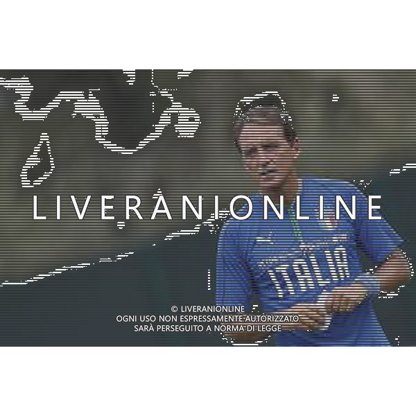 BOLOGNA 02/09/2019 Raduno e Allenamento della Nazionale di Calcio prima delle partite di qualificazione per gli europei 2020 contro Armenia e Finlandia - nella foto: Mister Roberto Mancini ©Claudio Zamagni/Agenzia Aldo Liverani s.a.s. Mister Roberto Mancini during the training before matches of European Qualifiers Euro 2020 between Italy Armenya - Italy and Finland - Italy photo credit by Claudio Zamagni/Agenzia Aldo Liverani s.a.s.