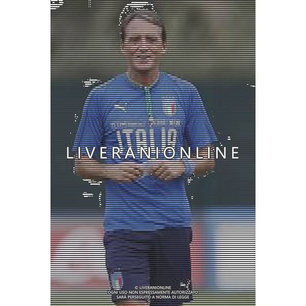 BOLOGNA 02/09/2019 Raduno e Allenamento della Nazionale di Calcio prima delle partite di qualificazione per gli europei 2020 contro Armenia e Finlandia - nella foto: mister Roberto Mancini ©Claudio Zamagni/Agenzia Aldo Liverani s.a.s. mister Roberto Mancini during the training before matches of European Qualifiers Euro 2020 between Italy Armenya - Italy and Finland - Italy photo credit by Claudio Zamagni/Agenzia Aldo Liverani s.a.s.