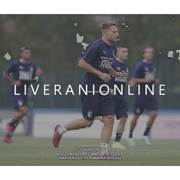 BOLOGNA 02/09/2019 Raduno e Allenamento della Nazionale di Calcio prima delle partite di qualificazione per gli europei 2020 contro Armenia e Finlandia - nella foto: Immobile Ciro (s.s.lazio) ©Claudio Zamagni/Agenzia Aldo Liverani s.a.s. Immobile Ciro (s.s.lazio) during the training before matches of European Qualifiers Euro 2020 between Italy Armenya - Italy and Finland - Italy photo credit by Claudio Zamagni/Agenzia Aldo Liverani s.a.s.