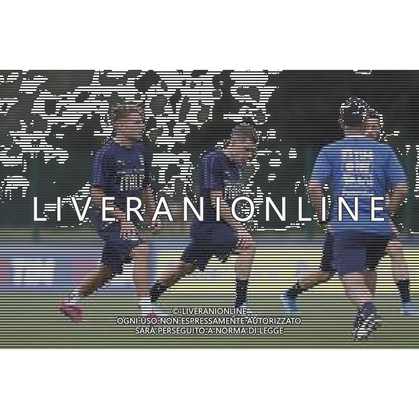 BOLOGNA 02/09/2019 Raduno e Allenamento della Nazionale di Calcio prima delle partite di qualificazione per gli europei 2020 contro Armenia e Finlandia - nella foto: ciro immobile(lazio) Andrea Belotti(torino) ©Claudio Zamagni/Agenzia Aldo Liverani s.a.s. ciro immobile(lazio) Andrea Belotti(torino) during the training before matches of European Qualifiers Euro 2020 between Italy Armenya - Italy and Finland - Italy photo credit by Claudio Zamagni/Agenzia Aldo Liverani s.a.s.