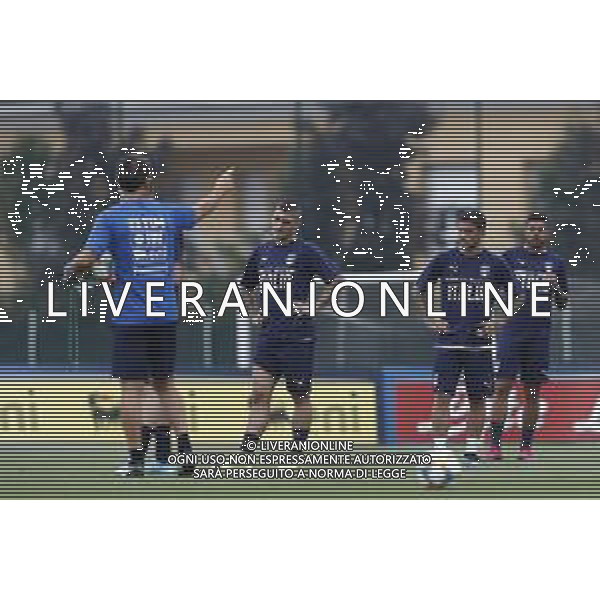 BOLOGNA 02/09/2019 Raduno e Allenamento della Nazionale di Calcio prima delle partite di qualificazione per gli europei 2020 contro Armenia e Finlandia - nella foto: Marco Verratti (psg) stefano sensi (inter) ©Claudio Zamagni/Agenzia Aldo Liverani s.a.s. Marco Verratti (psg) stefano sensi (inter) during the training before matches of European Qualifiers Euro 2020 between Italy Armenya - Italy and Finland - Italy photo credit by Claudio Zamagni/Agenzia Aldo Liverani s.a.s.