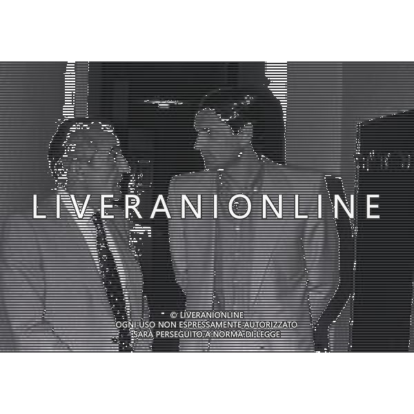 RETROSPETTIVA GIACINTO FACCHETTI CALCIATORE E DIRIGENTE SPORTIVO NELLA FOTO GIACINTO FACCHETTI CON IL PRESIDENTE DELLA ROMA DINO VIOLA AG ALDO LIVERANI SAS