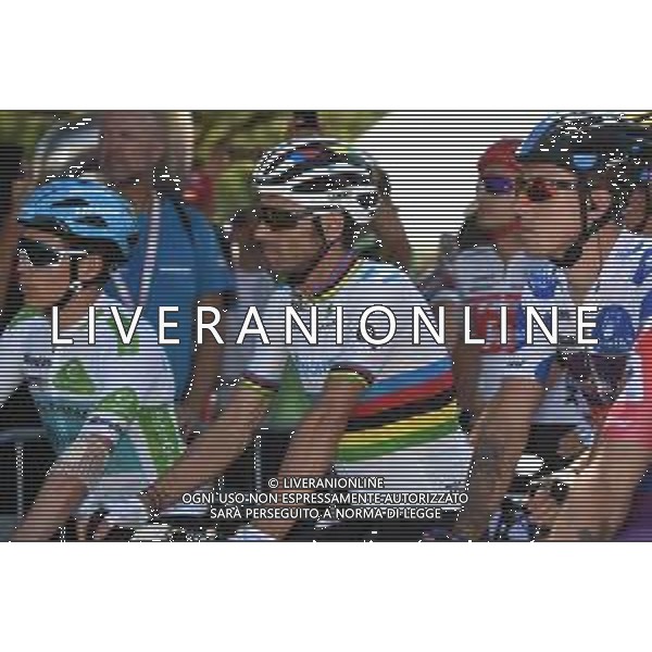 04-09-2019 Vuelta A Espana; Tappa 11 Saint Palais - Urdax; 2019, Movistar; Valverde, Alejandro; Saint Palais; ©SIROTTI / AGENZIA ALDO LIVERANI SAS