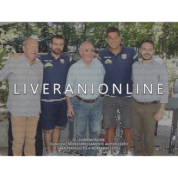 05 09 2019 PATRICIO PRATO NUOVO TEAM MANAGER DELL\'ANDREA COSTA BASKET NELLA FOTO DA SINISTRA GIANNI ZAPPI, ALL EMMANUELE DI PALOANTONIO,AD GIAMPIERO DOMENICALI E PATRICIO PRATO NUOVO TEAM MANAGER E ALEX PETRILLI FOTO GIANNI SANNA-AG ALDO LIVERANI SAS