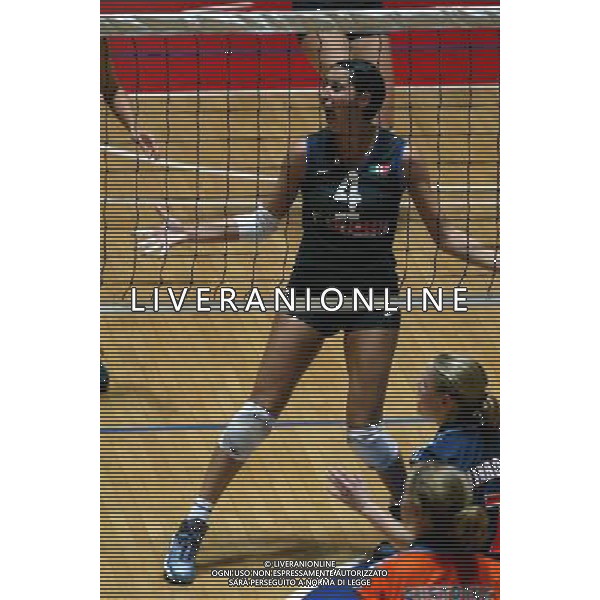 NAZIONALE ITALIANA VOLLEY FEMMINILE LUGLIO 2003 nella foto Leggeri Manuela* foto fabrizio terruso/Agenzia Aldo Liverani