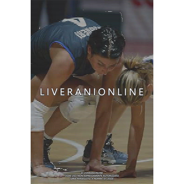 NAZIONALE ITALIANA VOLLEY FEMMINILE LUGLIO 2003 nella foto Leggeri Manuela* foto fabrizio terruso/Agenzia Aldo Liverani