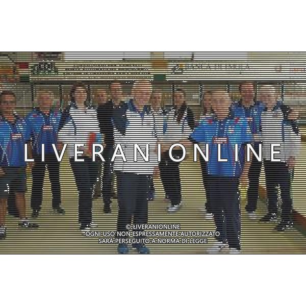 IMOLA 06 09 2019 ASBID BOCCIOFILA SQUADRA RUSSA DI MOSCA IN ALLENAMENTO A IMOLA PER I CAMPIONATI EUROPEI DI BOCCE PRESENTE VICE SINDACO PATRIC CAVINA FOTO GIANNI SANNA-AG ALDO LIVERANI SAS