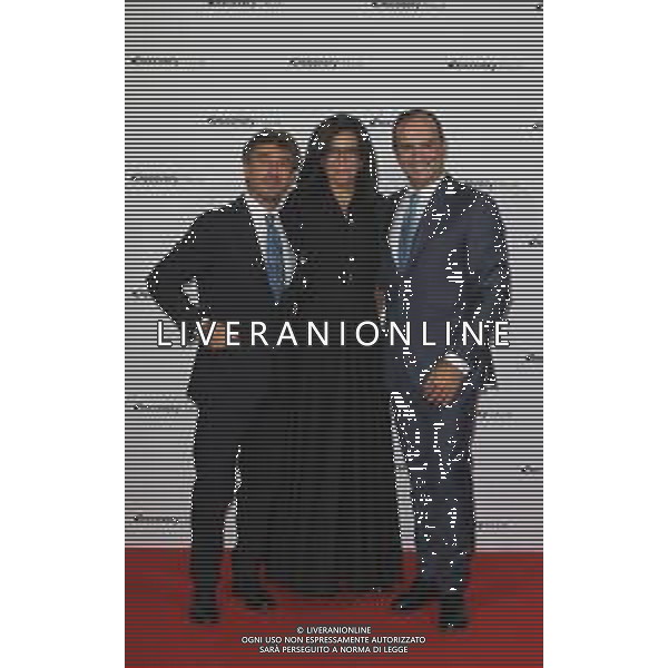 Milano ( MI ) 05/09/2019 Photocall - Discovery Italia Nella foto: Cipriano Giuliani, Laura Carafoli e Alessandro Araimo PH Lauro Montagnini / AGENZIA ALDO LIVERANI SAS