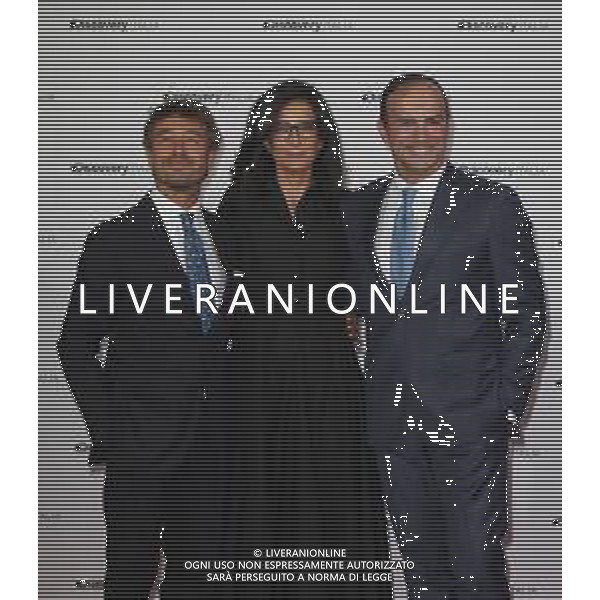 Milano ( MI ) 05/09/2019 Photocall - Discovery Italia Nella foto: Cipriano Giuliani, Laura Carafoli e Alessandro Araimo PH Lauro Montagnini / AGENZIA ALDO LIVERANI SAS