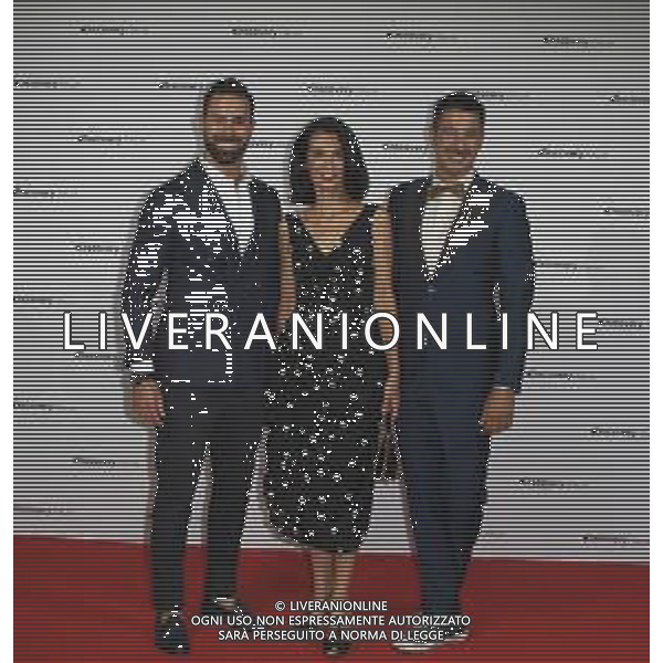 Milano ( MI ) 05/09/2019 Photocall - Discovery Italia Nella foto:Roberto Valbuzzi, Csaba Dalla Zorza e Diego Thomas PH Lauro Montagnini / AGENZIA ALDO LIVERANI SAS