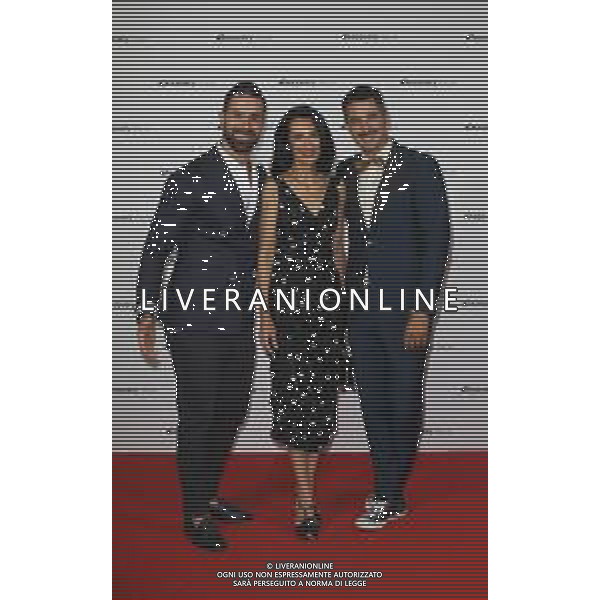 Milano ( MI ) 05/09/2019 Photocall - Discovery Italia Nella foto:Roberto Valbuzzi, Csaba Dalla Zorza e Diego Thomas PH Lauro Montagnini / AGENZIA ALDO LIVERANI SAS