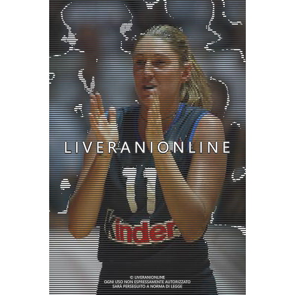 NAZIONALE ITALIANA VOLLEY FEMMINILE LUGLIO 2003 nella foto Paggi Paola* foto fabrizio terruso/Agenzia Aldo Liverani