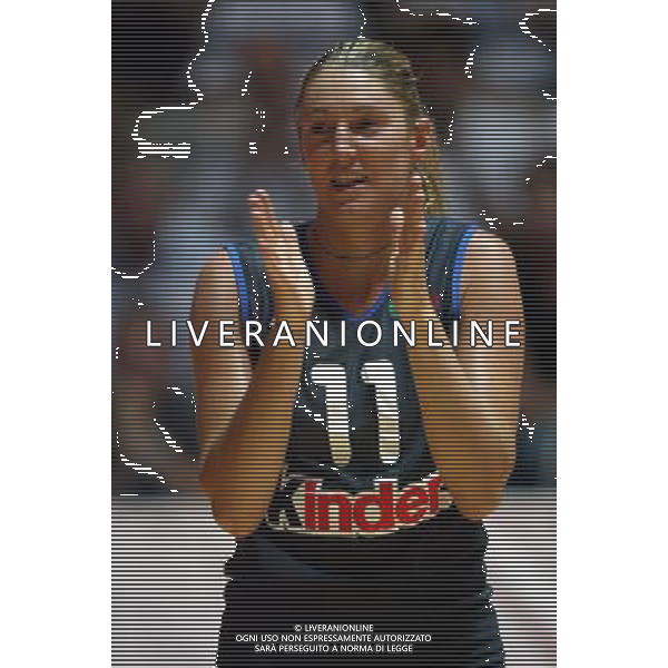 NAZIONALE ITALIANA VOLLEY FEMMINILE LUGLIO 2003 nella foto Paggi Paola* foto fabrizio terruso/Agenzia Aldo Liverani