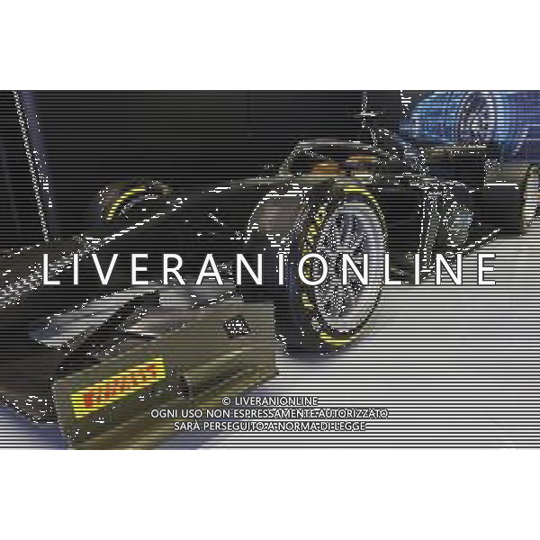 F2 car with 2020 Pirelli tyres. 07.09.2019. Formula 1 World Championship, Rd 14, Italian Grand Prix, Monza, Italy, Qualifying Day. AG ALDO LIVERANI SAS-ONLY ITALY