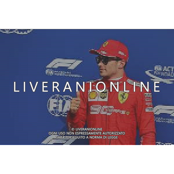 Charles Leclerc (MON) Ferrari celebrates his pole position in qualifying parc ferme. 07.09.2019. Formula 1 World Championship, Rd 14, Italian Grand Prix, Monza, Italy, Qualifying Day. AG ALDO LIVERANI SAS-ONLY ITALY